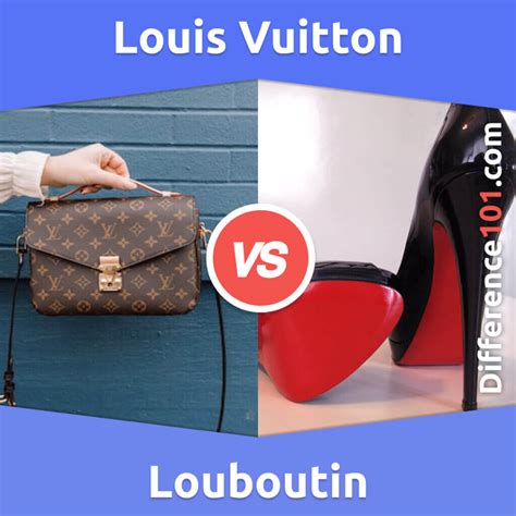 difference between louis vuitton and louboutin|louboutin louis vuitton shoes heels.